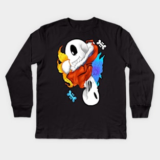 Sans and Papyrus -UNDERTALE- Kids Long Sleeve T-Shirt